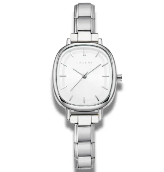 Capri Watch Silver – White Dial Edition