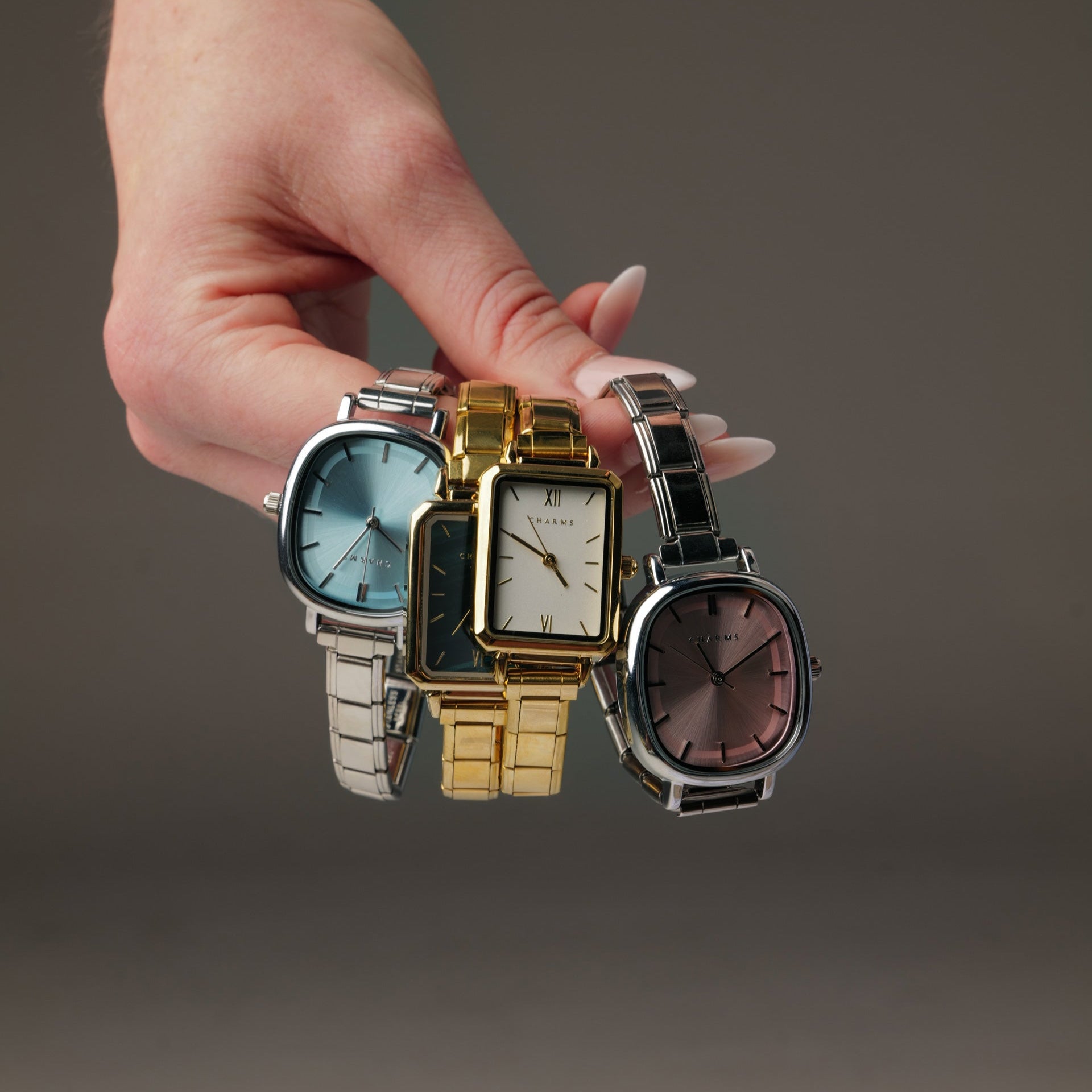 Capri Watch Silver – Pink Dial Edition