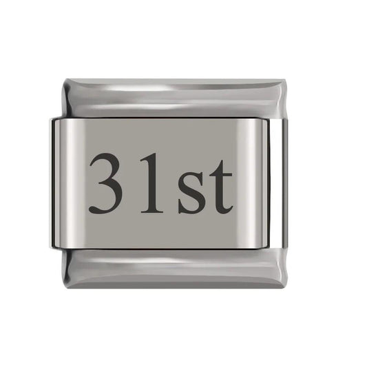 31st, on Silver - Charms Official