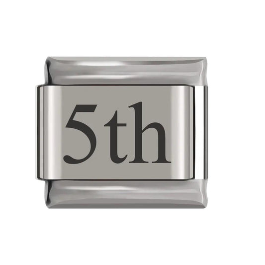 5th, on Silver - Charms Official