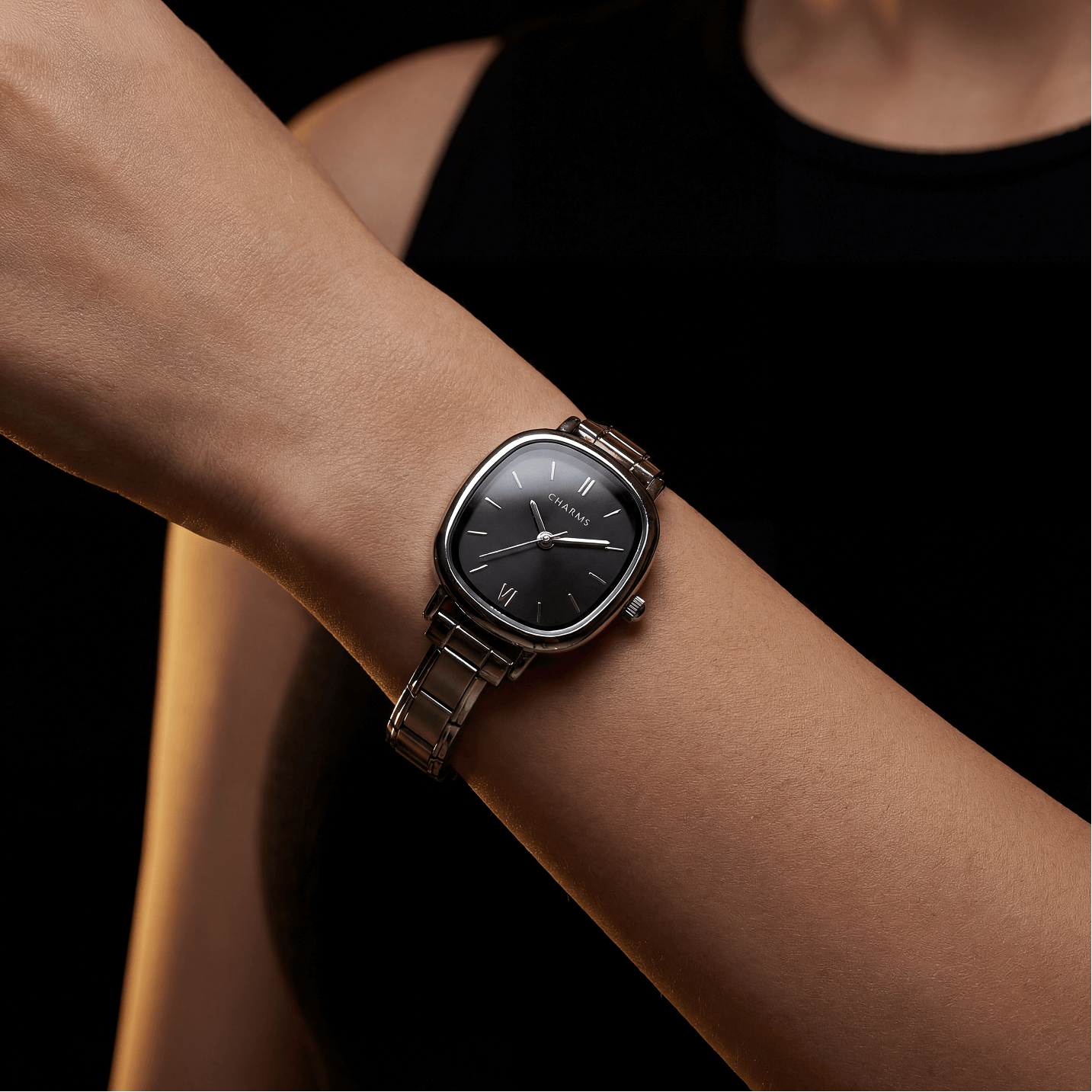 Capri – シルバー・ブラックダイヤルエディション