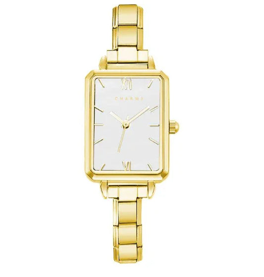 Como Watch Gold – White Dial Edition