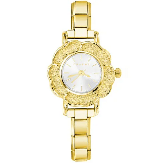 Florence Watch Gold – White Dial Edition