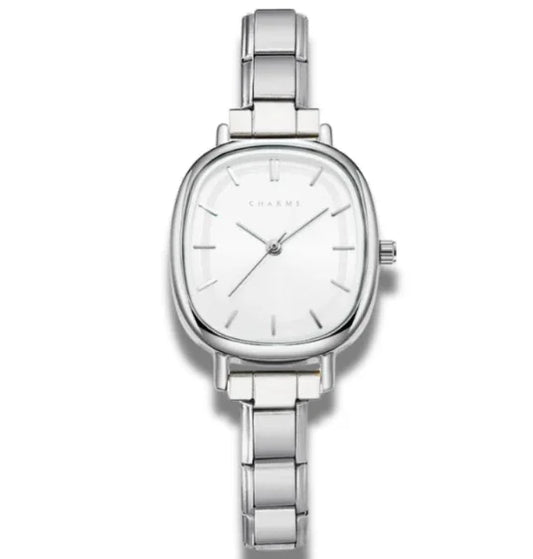 Capri Watch Silver – White Dial Edition