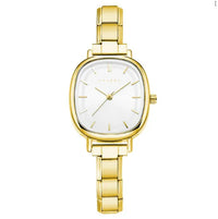 Capri Watch Gold – White Dial Edition