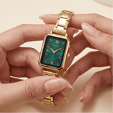 Como Watch Gold – Emerald Dial Edition