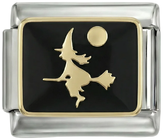 Golden Witch on her Broom - Golden-Witch-on-her-Broom.png