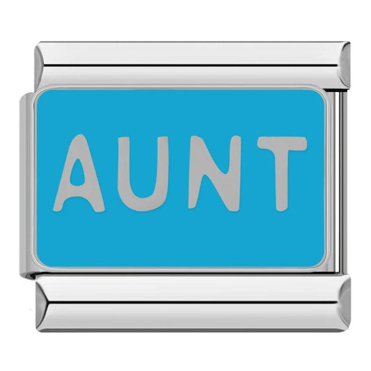 AUNT, on Silver - Charms Official
