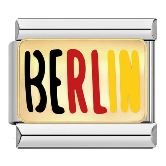 Berlin, Gold Plate, on Silver - Charms Official