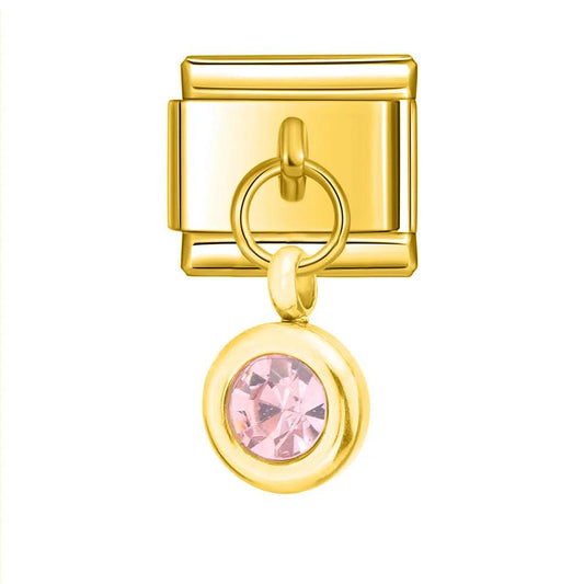 Birthstone July, on Gold - Charms Official