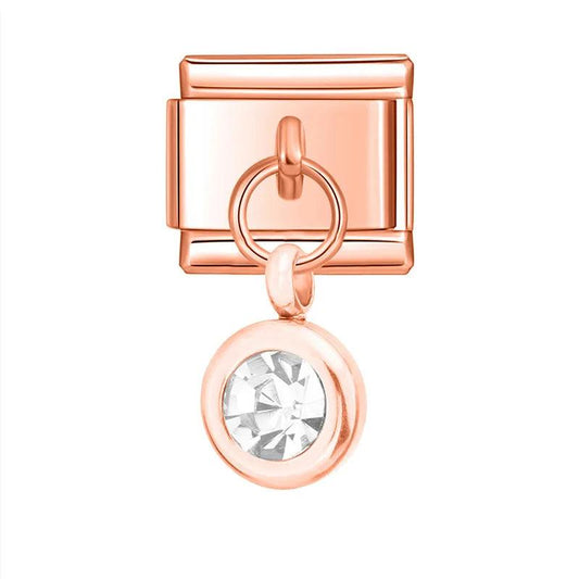 Birthstone June, on Rose Gold - Charms Official
