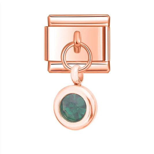 Birthstone Mars, on Rose Gold - Charms Official