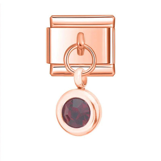 Birthstone October, on Rose Gold - Charms Official