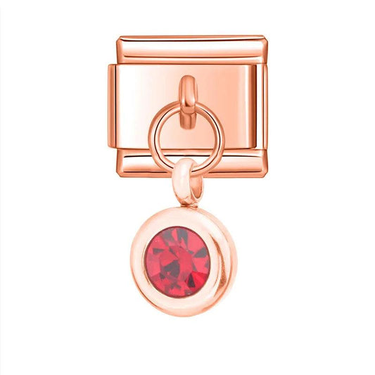 Birthstone September, on Rose Gold - Charms Official