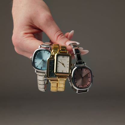 Capri – シルバー・ピンクダイヤルエディション