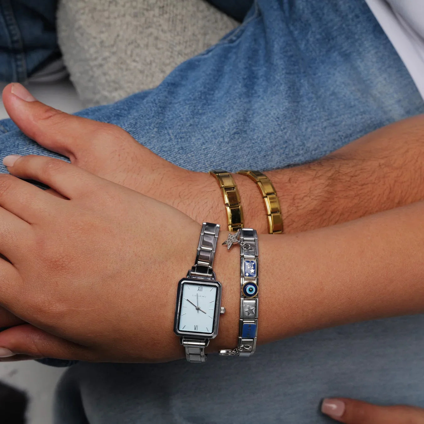 Como – シルバー・ブルーダイヤルエディション