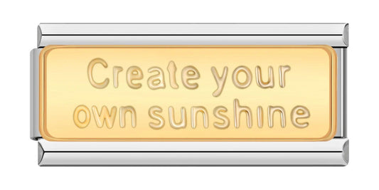 Create Your Own Sunshine, on Silver - Charms Official