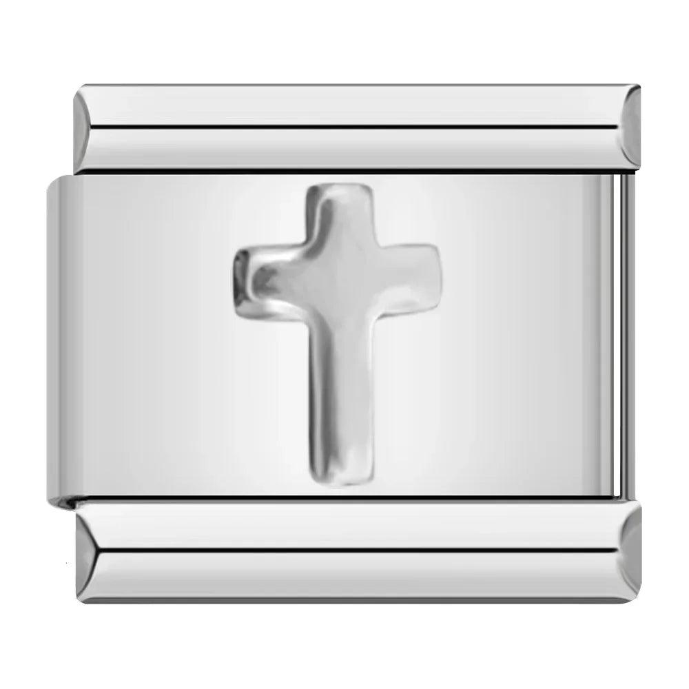 Cross, on Silver - Charms Official
