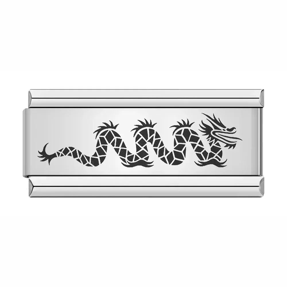 Dragon, on Silver - Charms Official