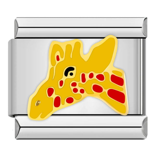 Giraffe, on silver - Charms Official
