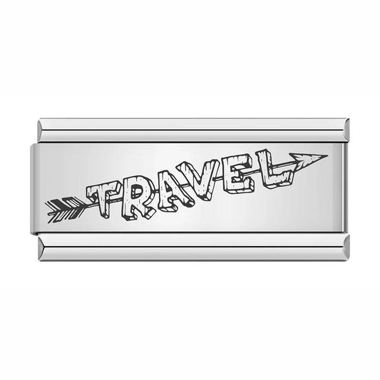 Goal Travel, on Silver - Charms Official