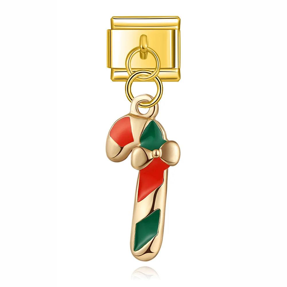 Gold Candy Cane - Charms Official