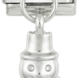 Happy Snowman, Silver - happy-snowman-silver.png