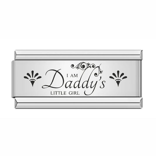 I am Daddy's Little Girl, on Silver - Charms Official