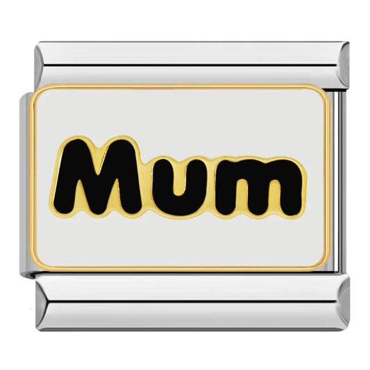 Mum, on Silver - Charms Official