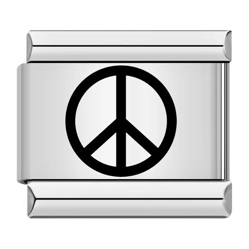 Peace, on Silver - Charms Official