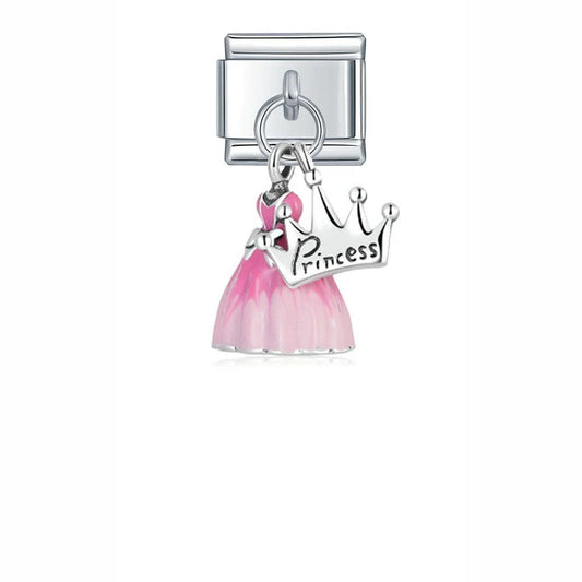 Princess Dress, on Rose Gold - Charms Official