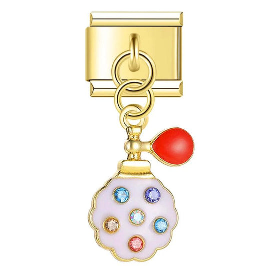 Rose Perfume with Multicolor Stones - Charms Official