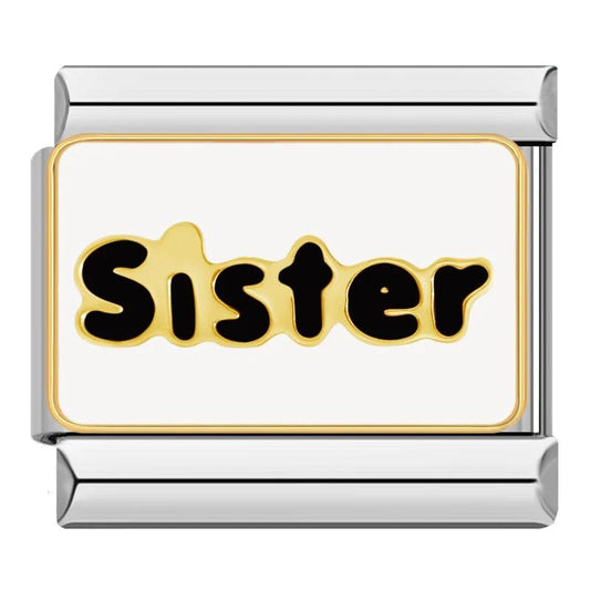 Sister, on Silver - Charms Official