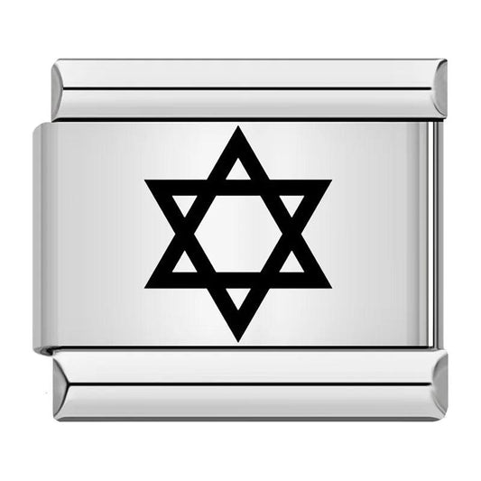 Star of David, on Silver - Charms Official