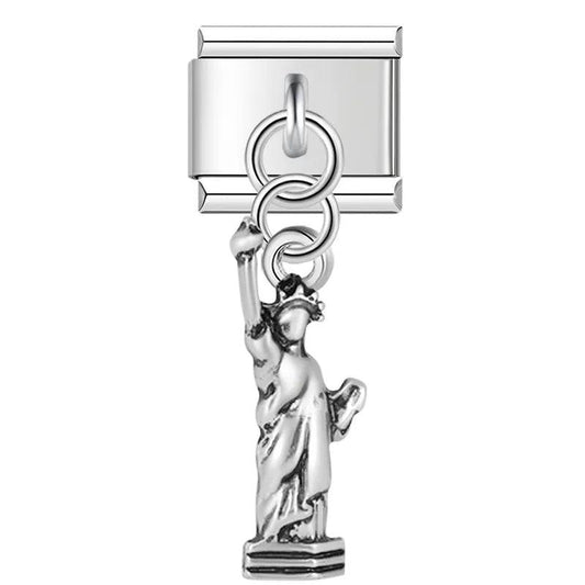 Statue of Liberty, on Silver - Charms Official
