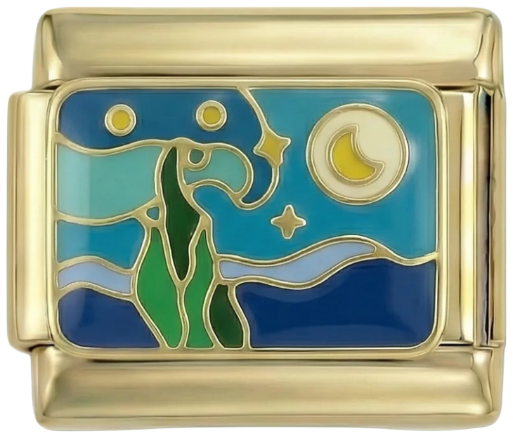 The Starry Night on Gold - the-starry-night-on-gold.png