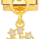 Tree with White Stones Hanging on Gold - tree-with-white-stones-hanging-on-gold.png
