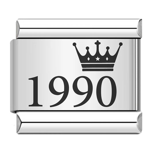 Year 1990, on Silver - Charms Official