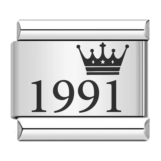 Year 1991, on Silver - Charms Official