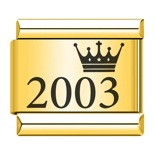 Year 2003, on Gold - Charms Official