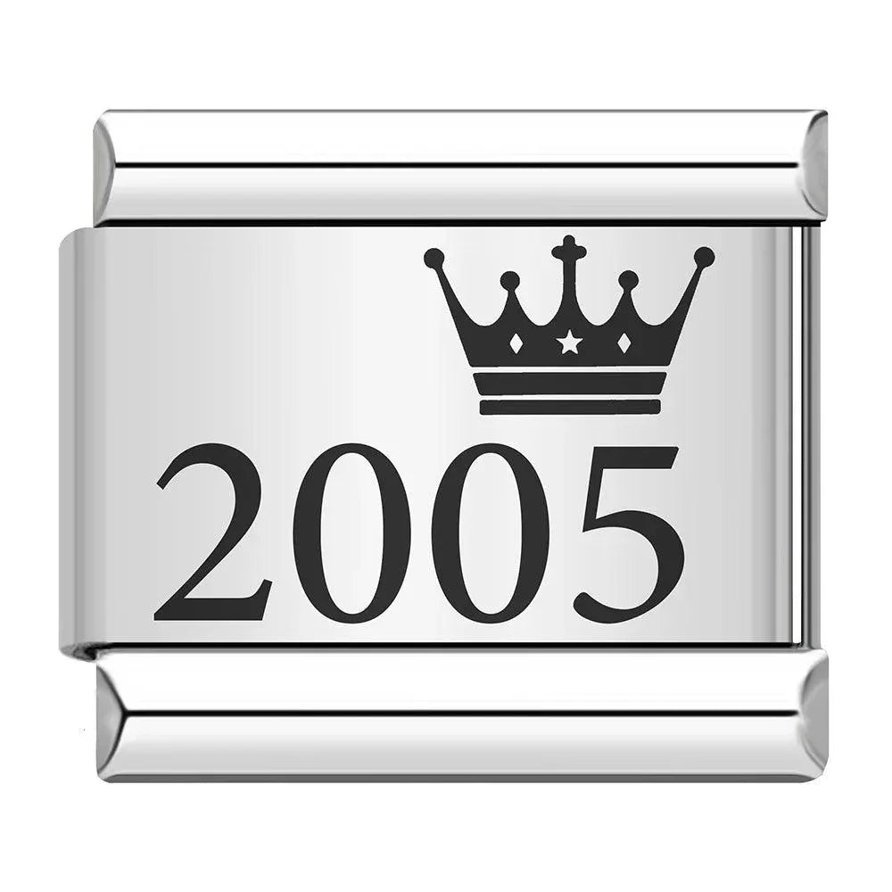 Year 2005, on Silver - Charms Official