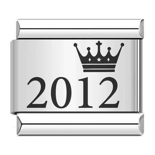 Year 2012, on Silver - Charms Official