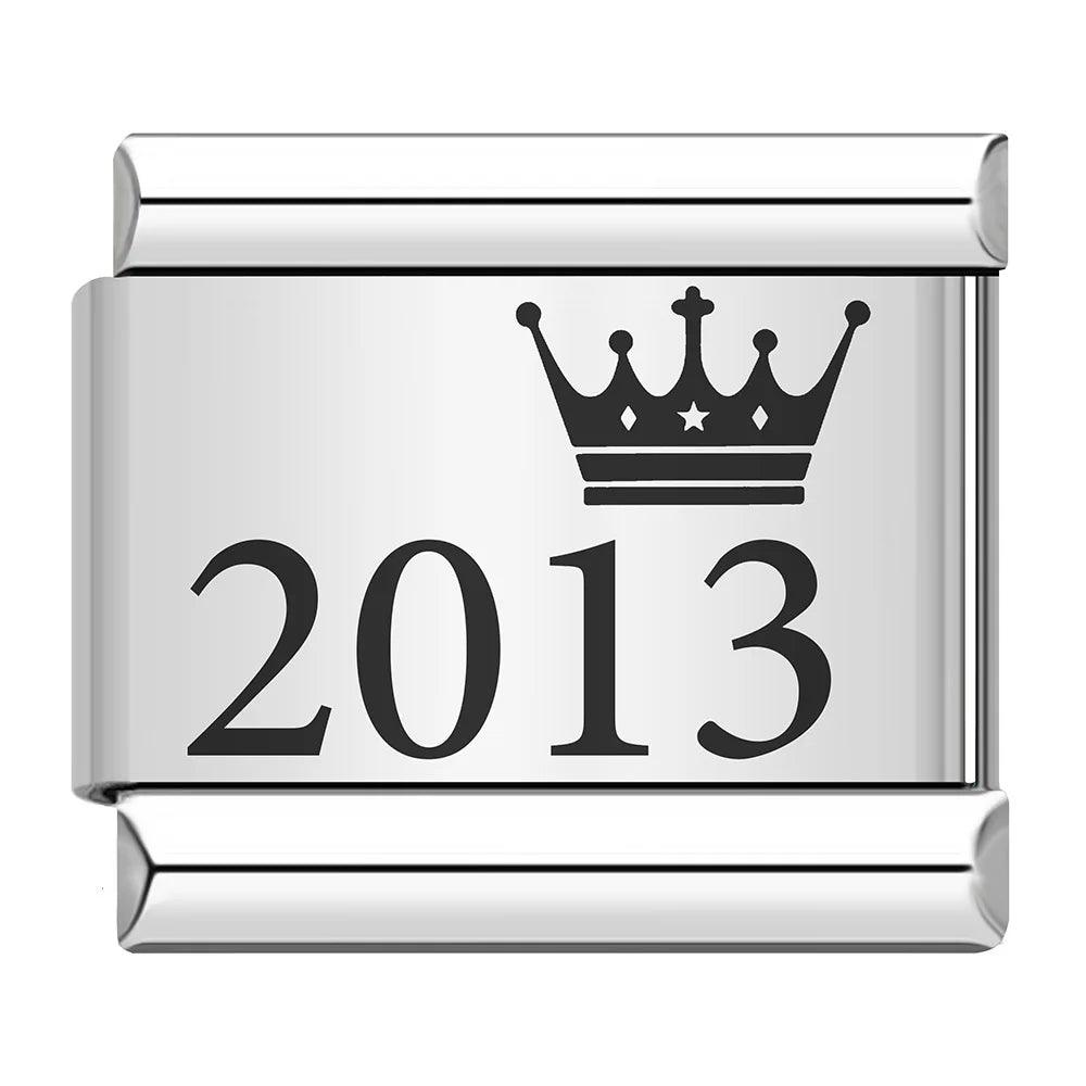 Year 2013, on Silver - Charms Official