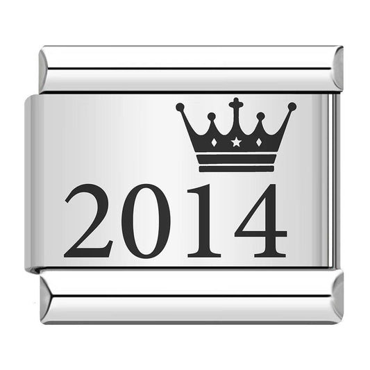 Year 2014, on Silver - Charms Official