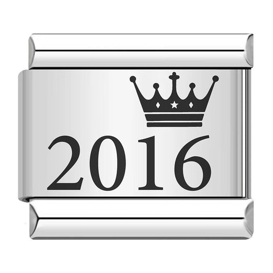 Year 2016, on Silver - Charms Official