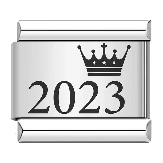 Year 2023, on Silver - Charms Official