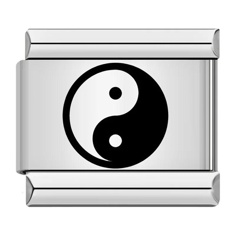 Yin et Yang, on Silver - Charms Official