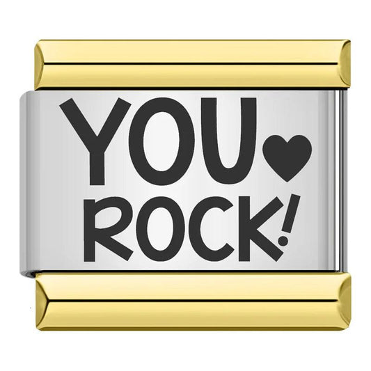 You Rock!, on Gold - Charms Official